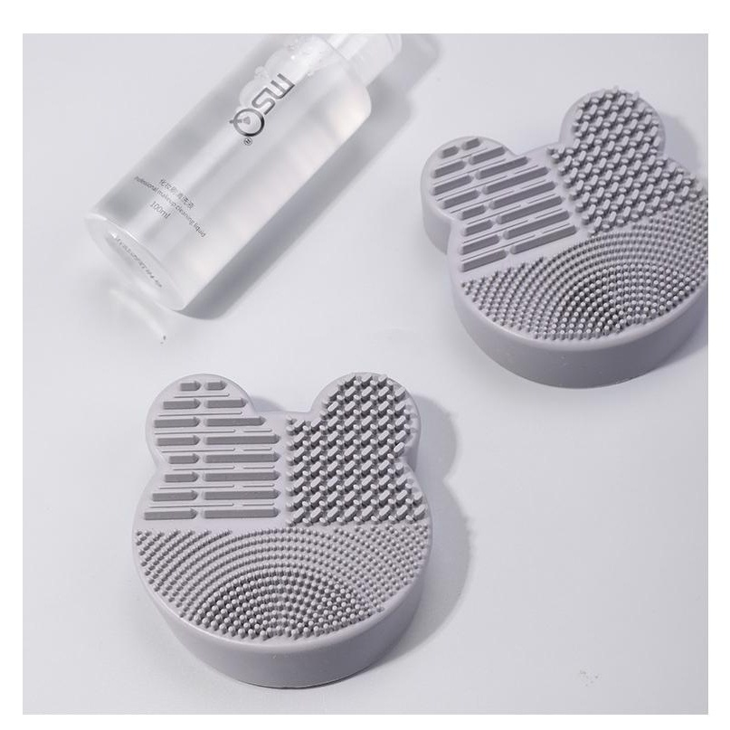 Dụng Cụ Rửa Cọ Miếng Silicon Lau Giặt Cọ Khô,Ướt Vệ Sinh Giặt Cọ Trang Điểm Makeup Tiện Dụng Siêu Rẻ