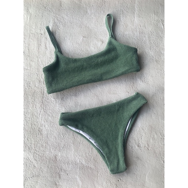 Bikini Đồ Bơi Hai Mảnh BigSize Dáng Quần Sexy Áo Dây Vai