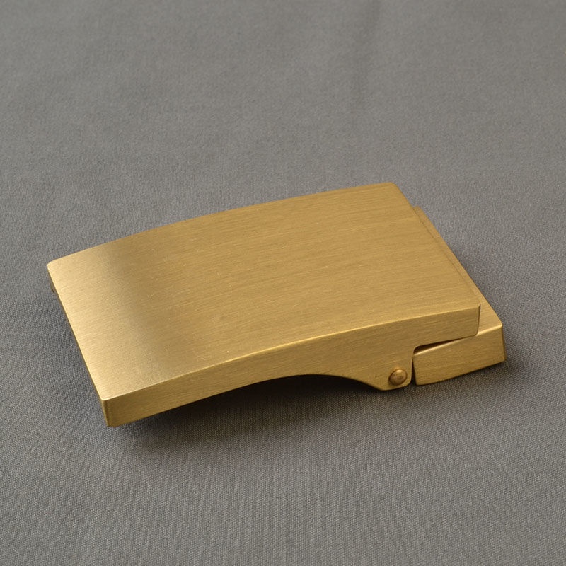 Khóa Kẹp Thắt Lưng Bằng Đồng Nguyên Chất Kiểu Mới 00516 35mm Cho Nam