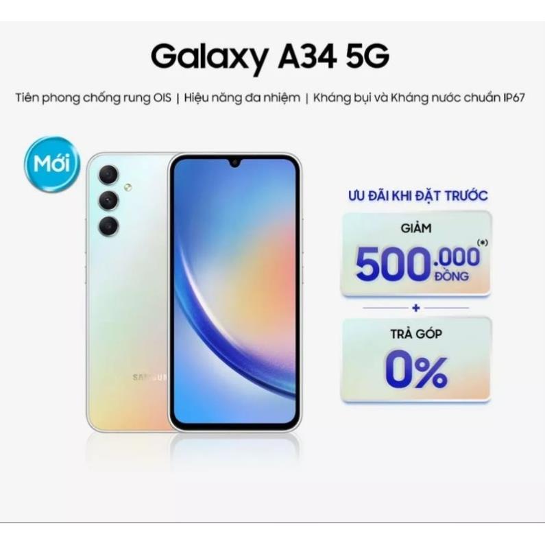Điện thoại Samsung Galaxy A34 5G  - Hàng chính hãng