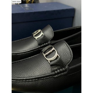 Giày lười nam da bò Dior