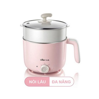 Nồi LẨu điện Mini, Nồi Lẩu điện đa năng mini. Nồi Chiên, xào, lẩu. Chất lượng cao cấp thương hiệu Bear.