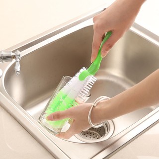 Cây cọ rửa cốc ly, dụng cụ cọ rửa vệ sinh bình sữa đa năng - fl47