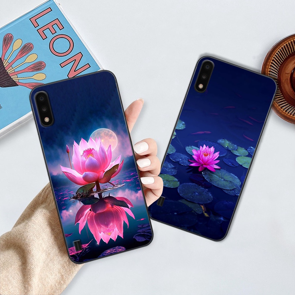 Ốp Samsung A01 / A02 in hình hoa sen phật pháp tâm bình an yên