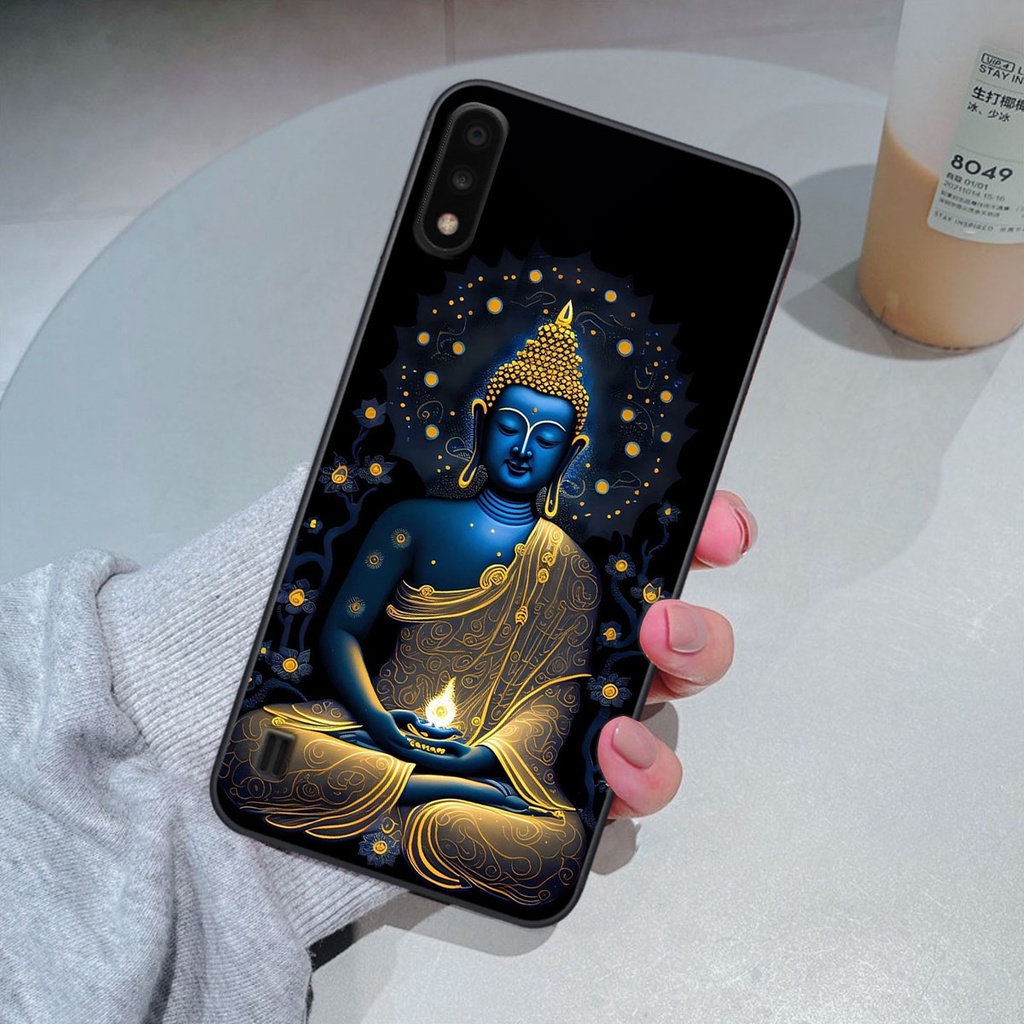 Ốp Samsung A01 / A02 in hình hoa sen phật pháp tâm bình an yên