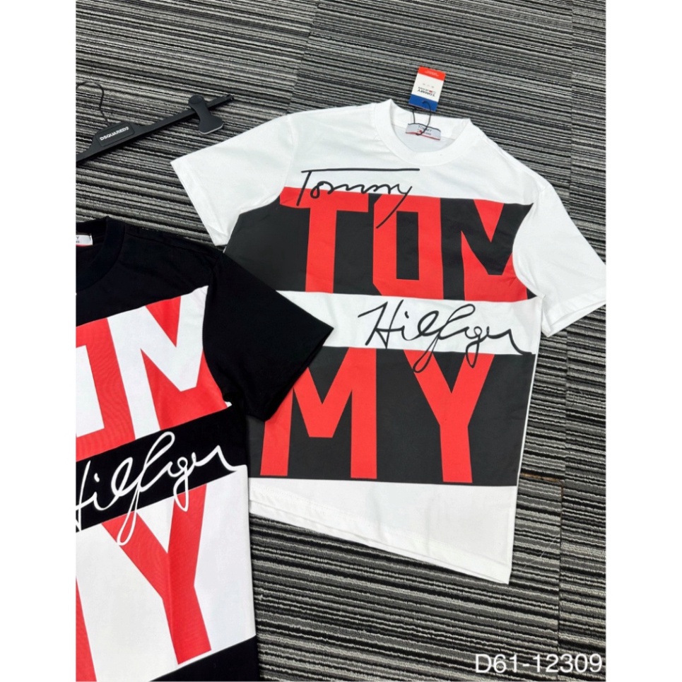 Áo Phông Nam Chữ To Siêu Đẹp - Áo Thun Nam Tomy In Chữ Siêu Đẹp Chào Hè 2023
