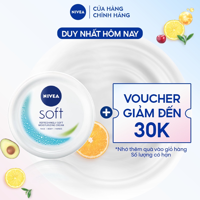 Kem Dưỡng Mềm Da NIVEA Soft Crème (200 ml) - 89050