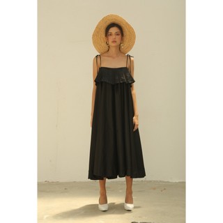 Đầm xếp li ngực dáng suông at moda de lita
