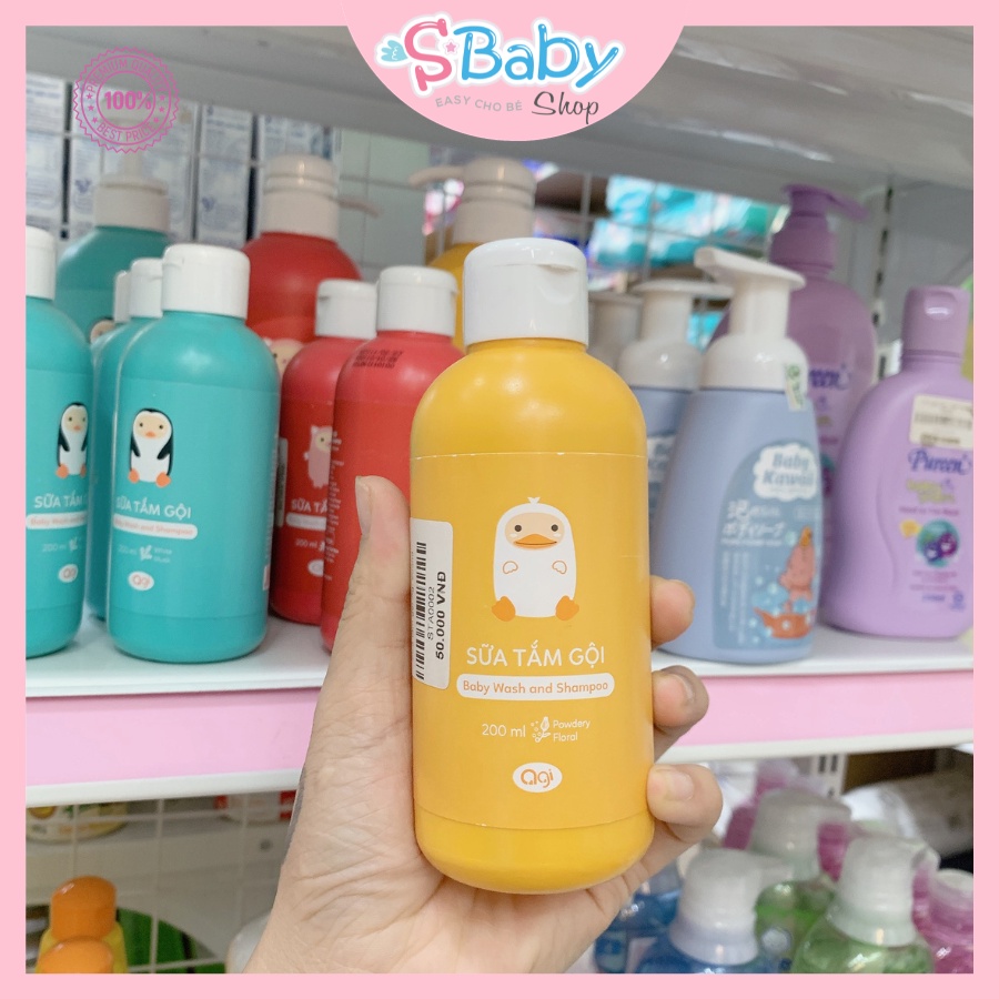 SỮA TẮM GỘI AGI CHO BÉ 200ML/500ML