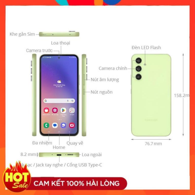 Điện thoại Samsung Galaxy A54 5G - Hàng Chính Hãng, Mới 100%, Nguyên seal, Bảo Hành 12 Tháng
