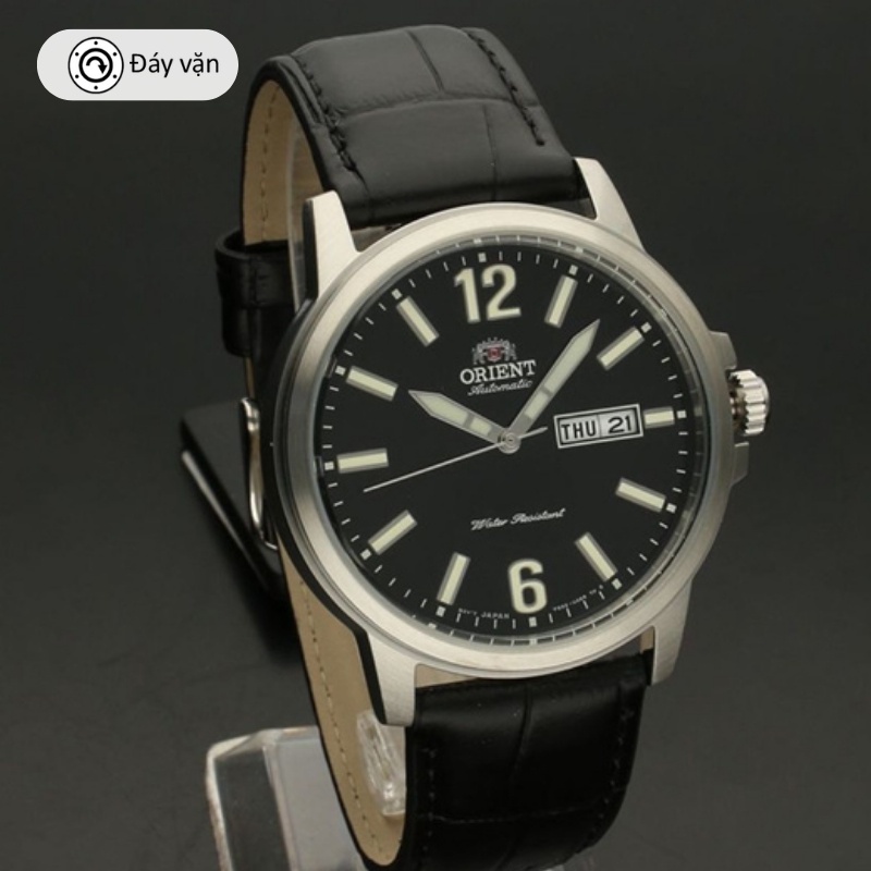 Đồng hồ cơ nam Orient Watch Contemporary RA-AA0C04B19B máy lộ cơ automatic mặt kính cường lực dây da đeo tay chính hãng