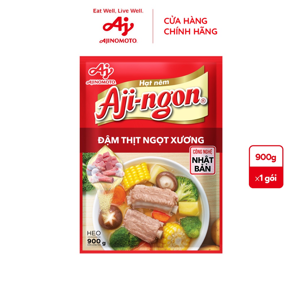 Hạt nêm Aji-ngon 900g Thịt xương hầm