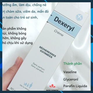 Kem nẻ Dexeryl Creme Pháp 50g 250g dưỡng ẩm hỗ trợ da nứt nẻ, chàm sữa