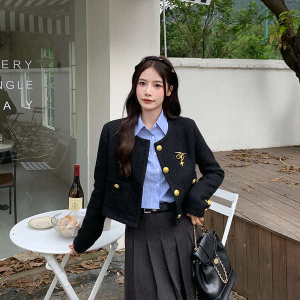 Áo Khoác 3mer oh oh sanmei xiaoxiang Mùa Thu 2023 Phong Cách Hàn Quốc Mới Cho Nữ