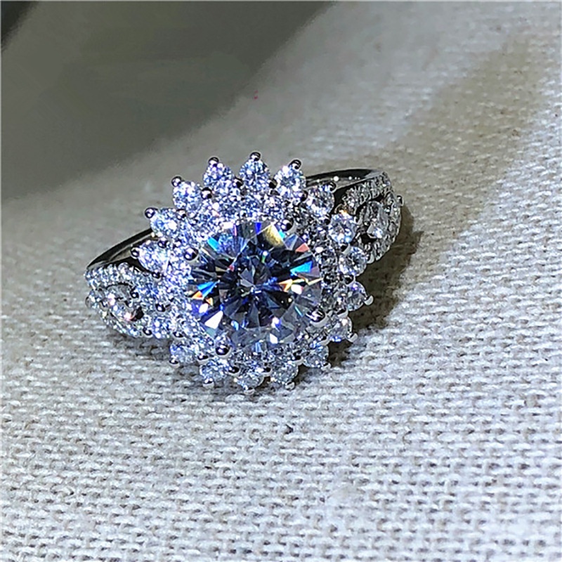 Nhẫn Đính Đá Zircon Hình Mũi Tên Trái Tim Sang Trọng Cho Nữ