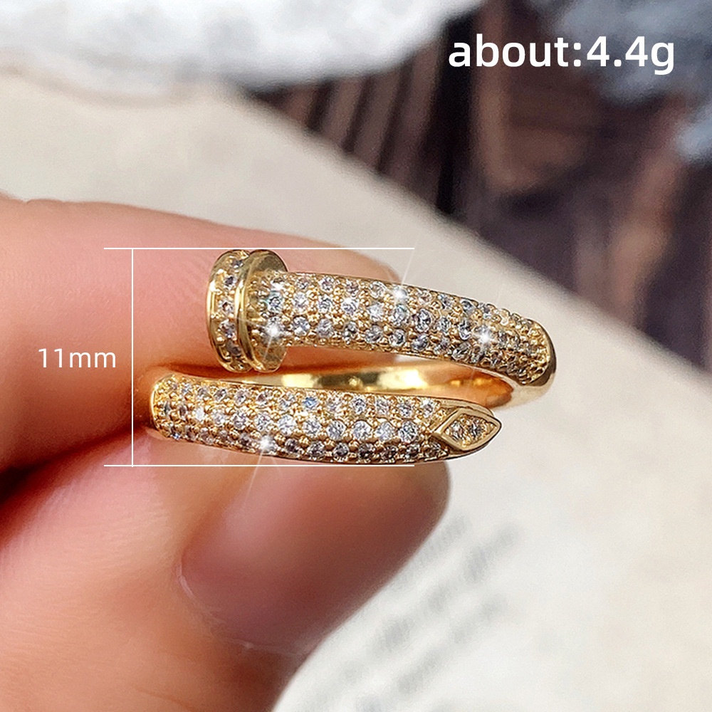 Vòng Tay Hở Mạ Vàng Đính Đá Sang Trọng Thời Trang Cho Nữ