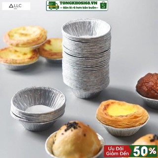 Set 100 chiếc chén bạc chống dính chuyên dùng cho nồi chiên, bếp nướng,nướng bánh, nướng hàu - Kho Sỉ CK 668