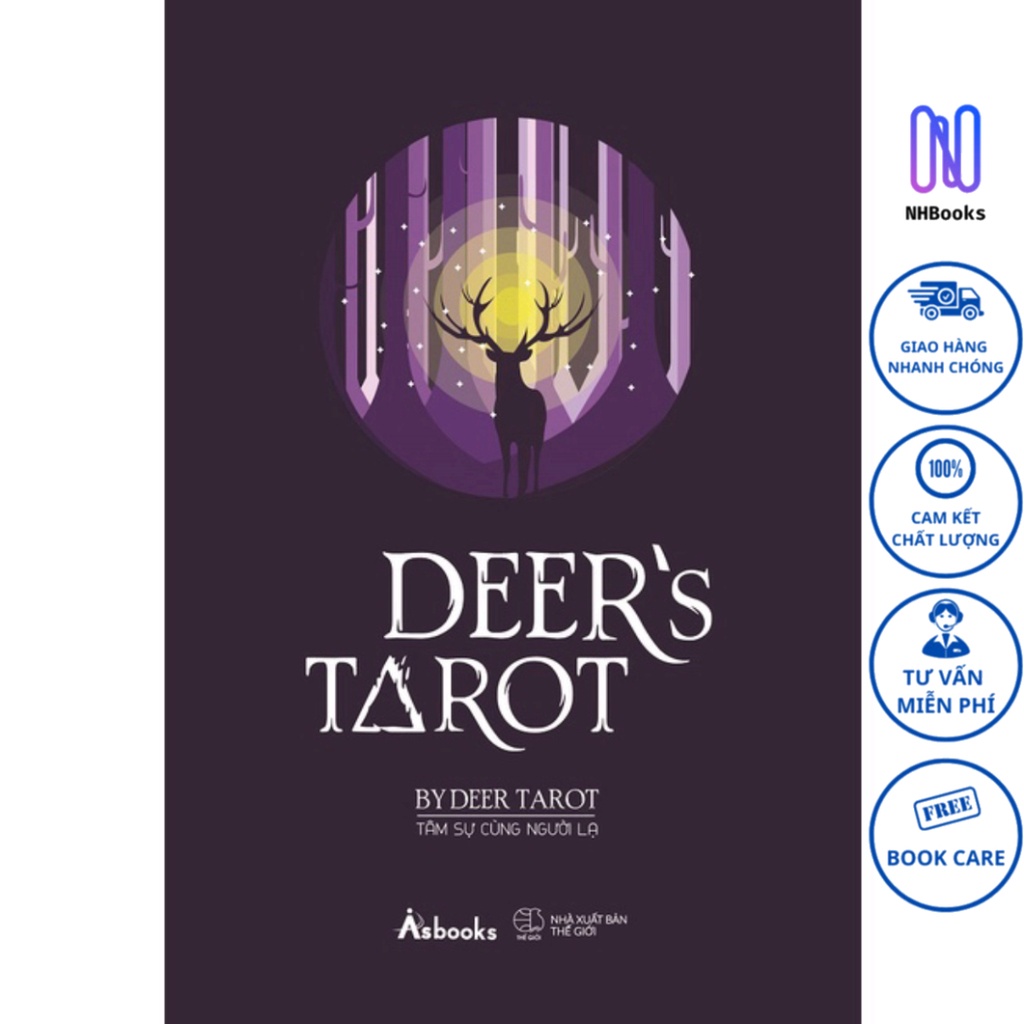 Sách - BỘ BÀI DEER’S TAROT (Bộ Bài & Sách Hướng Dẫn) - NHBOOK - AZBook