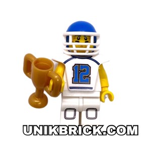 Lego UNIK BRICK Football Player - Cầu thủ bóng đá trong Minifigures Series 8 chính hãng (như hình)