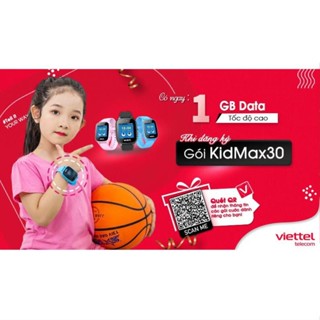 Sim Viettel 4G dùng cho đồng hồ  thông minh định vị trẻ em Q12, Z66,Y31, Y92...