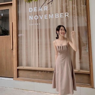 [181023] ĐẦM XÒE 2 DÂY XẾP LI NGỰC