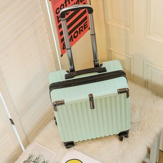 Vali Nữ Vali Xe Đẩy Cỡ Nhỏ 18 Inch Cảm Giác Vali Du Lịch Học Sinh Mẫu Mới Có Thể Lên Máy
