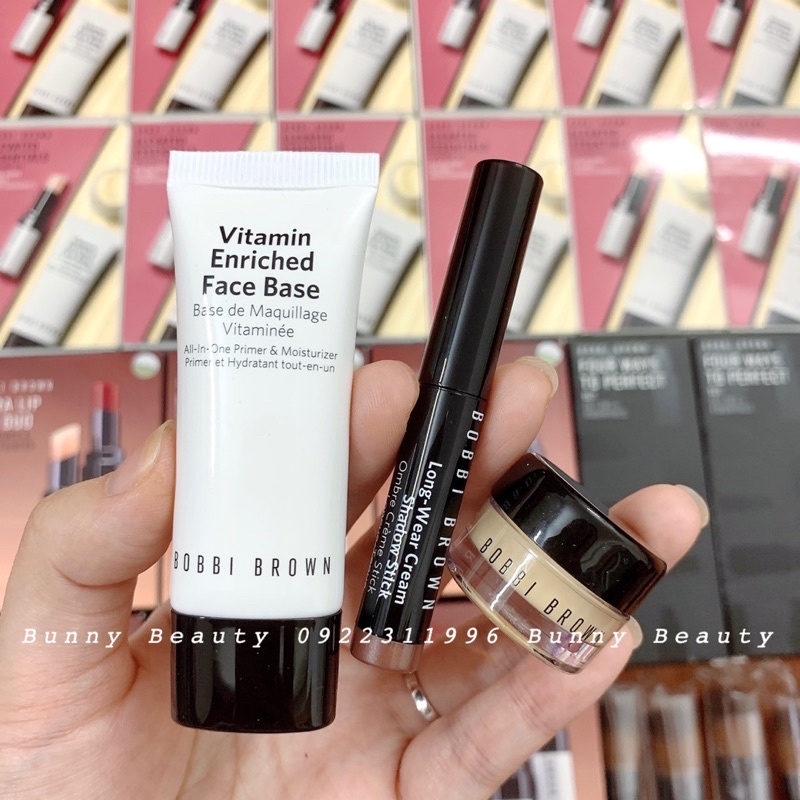 Bộ trang điểm 3 sản phẩm minisize Bobbi Brown hàng US
