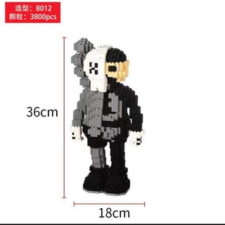 Mô hình lắp ghép Bearbrick cặp đôi  (2 con cao 30cm trong 1 mẫu)