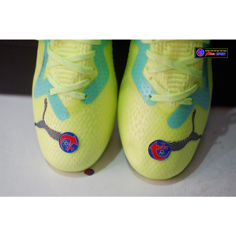 Giày đá bóng Pu#ma Ultra Ultimate pro MG - xanh chuối