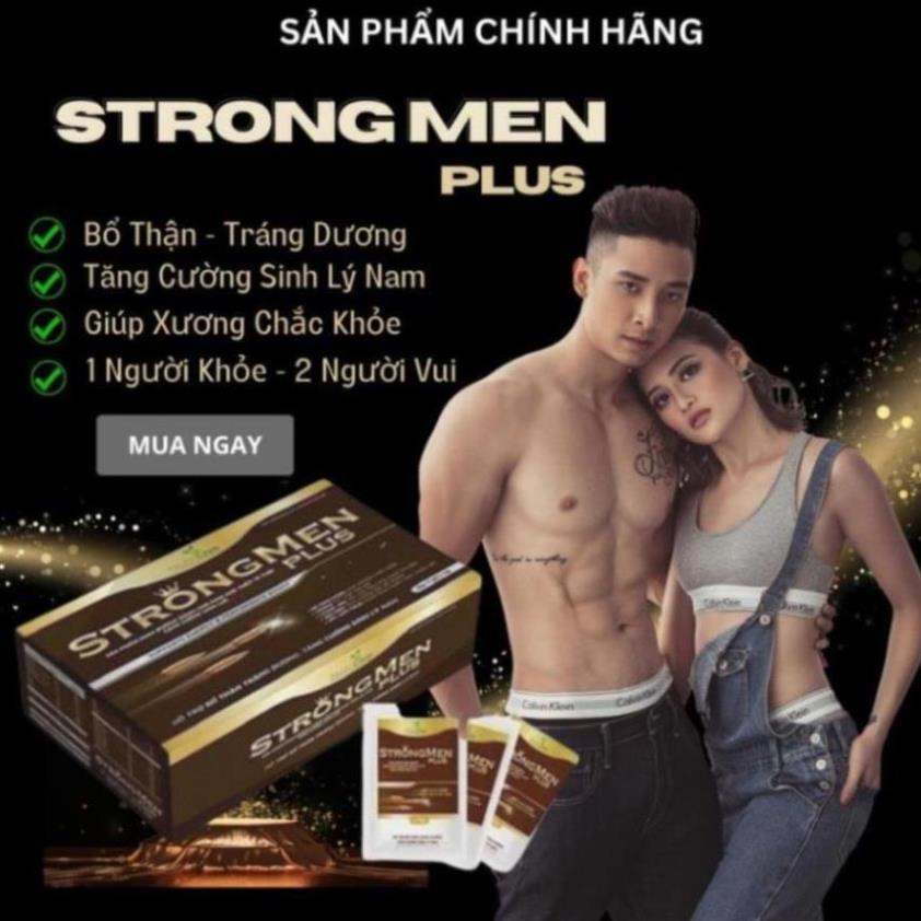 Sinh Lý Nam STRONG MEN PLUS, Kéo Dài Thời Gian Quan Hệ , Hết Xuất Tinh Sớm, Cải Thiện Rối Loạn Cương Dương