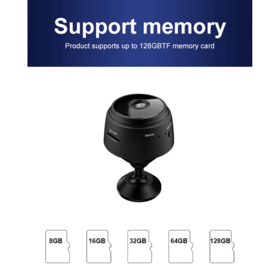 Camera Giám Sát Mạng Không Dây, Dùng Quan Sát Ban đêm CCTV - Độ Phân Giải Cao 1080p