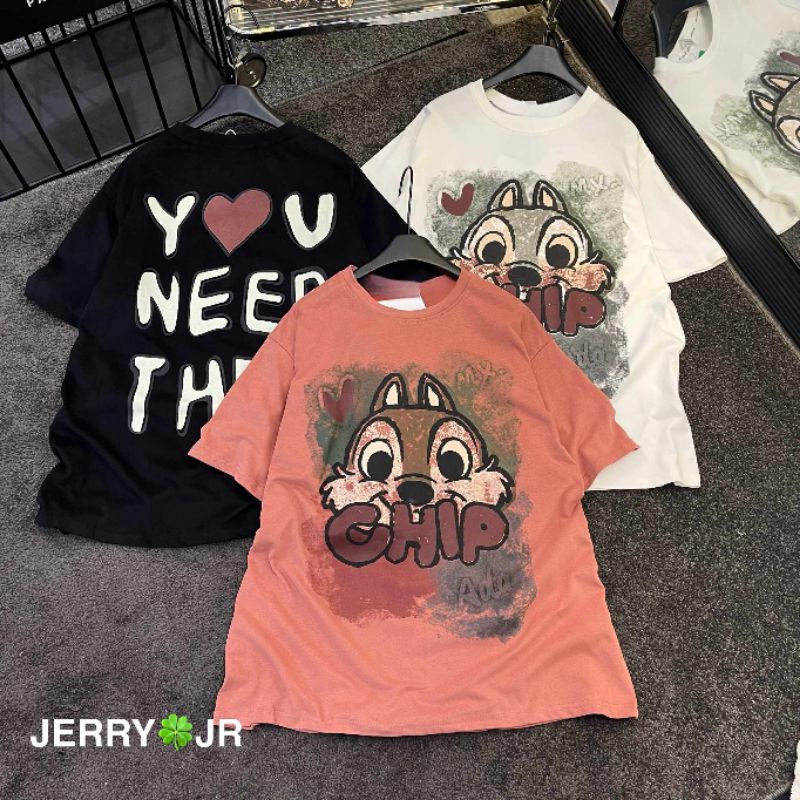 Áo phông thỏ chip hàng QCL1