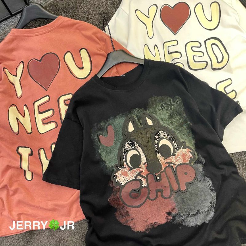 Áo phông thỏ chip hàng QCL1