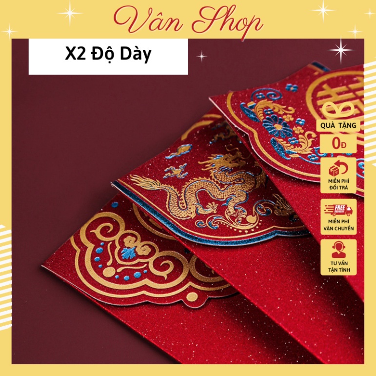 Bao Lì Xì Đỏ, Lì Xì Đám Cưới, Bưng Quả, Bê Cháp Phong Cách Sang Trọng, Phù Hợp Cho Ngày Cưới Hỏi, Quà Tặng