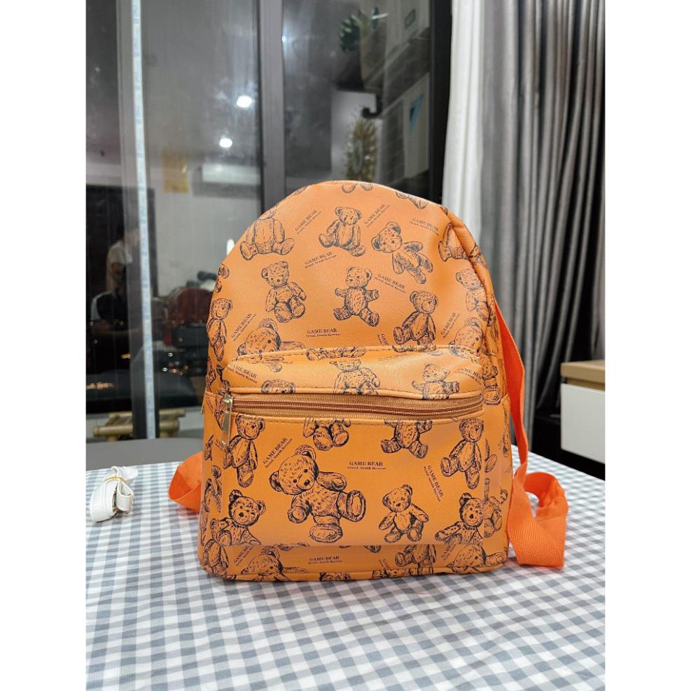 Balo Đi Học Nam Nữ Phối Gấu Cute Hàng cao Cấp 2023