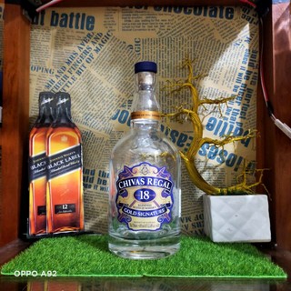 VỎ CHAI CHIVAS 18 GOLD, FULL BOX, [RỖNG]