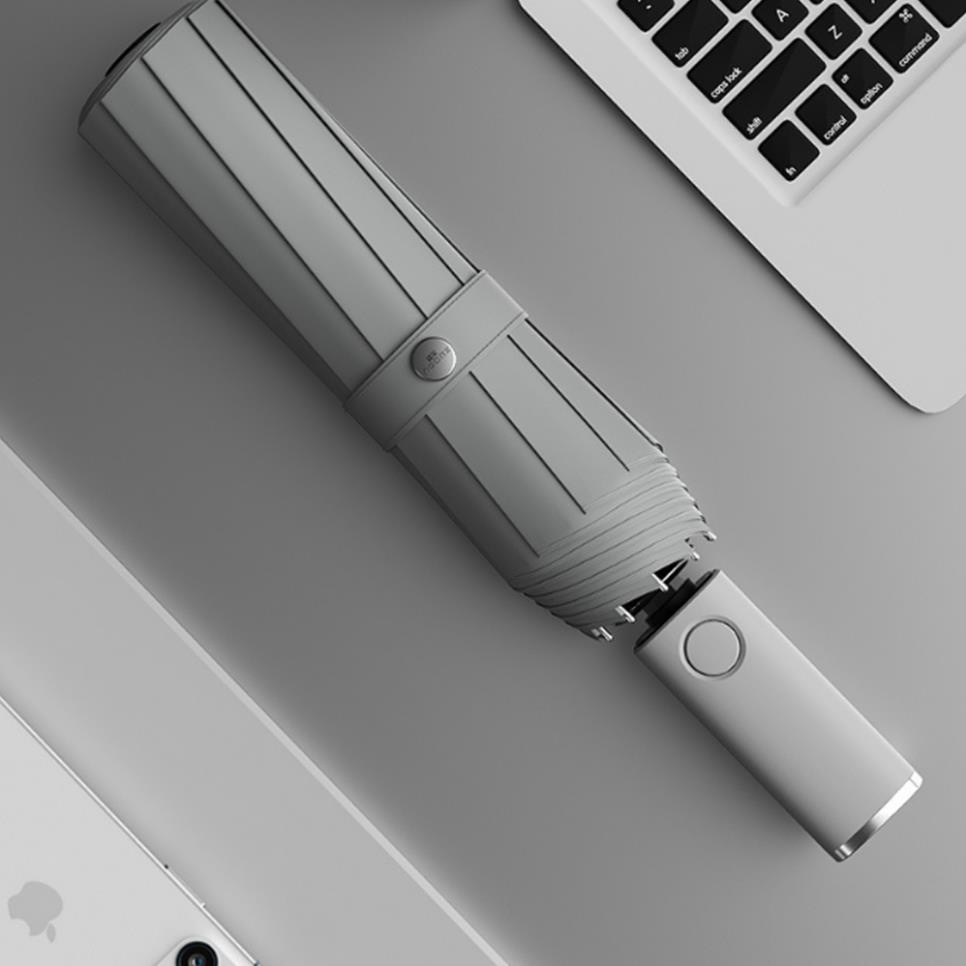 Ô dù che mưa có đèn led siêu sáng, ô dù thông minh gấp mở chỉ với một nút bấm