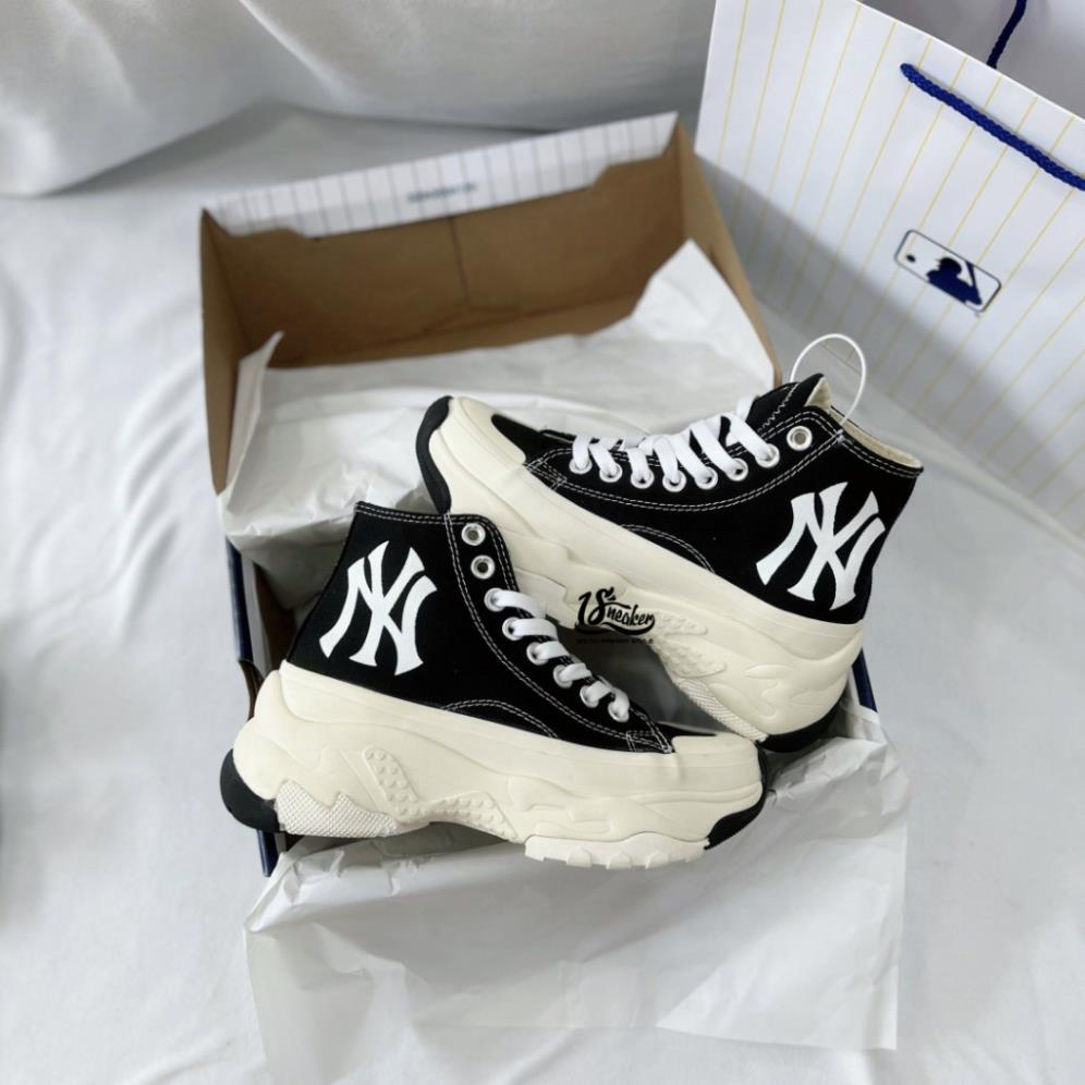 Giày thể thao sneaker cổ cao MLB NY Chunky High New York bản SC ,MLB CAO CỔ NY CHUNKY CAO CẤP 2022