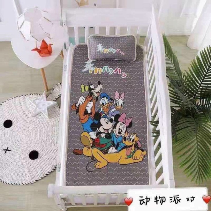 Chiếu Điều Hoà cao su đặc Non Cho Bé siêu đẹp siêu mát