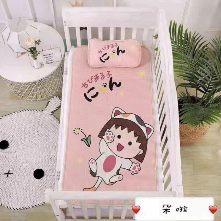 Chiếu Điều Hoà cao su đặc Non Cho Bé siêu đẹp siêu mát