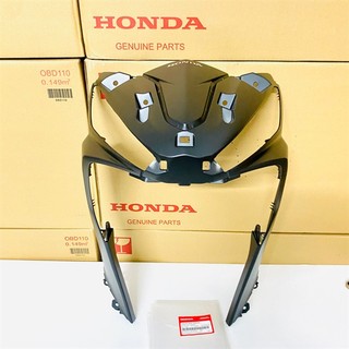 Bộ ốp trước wave rsx 110 fi màu đen nhám nha76 zin honda - 64200k90v60za