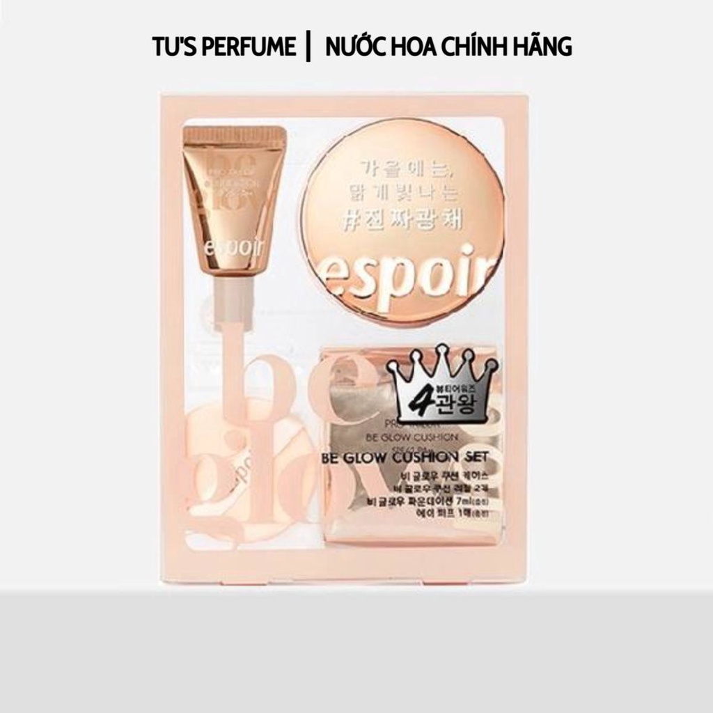 Set Cushion Espoir Pro Tailor Be Glow Cushion SPF42 PA++ ✨ Màu 21