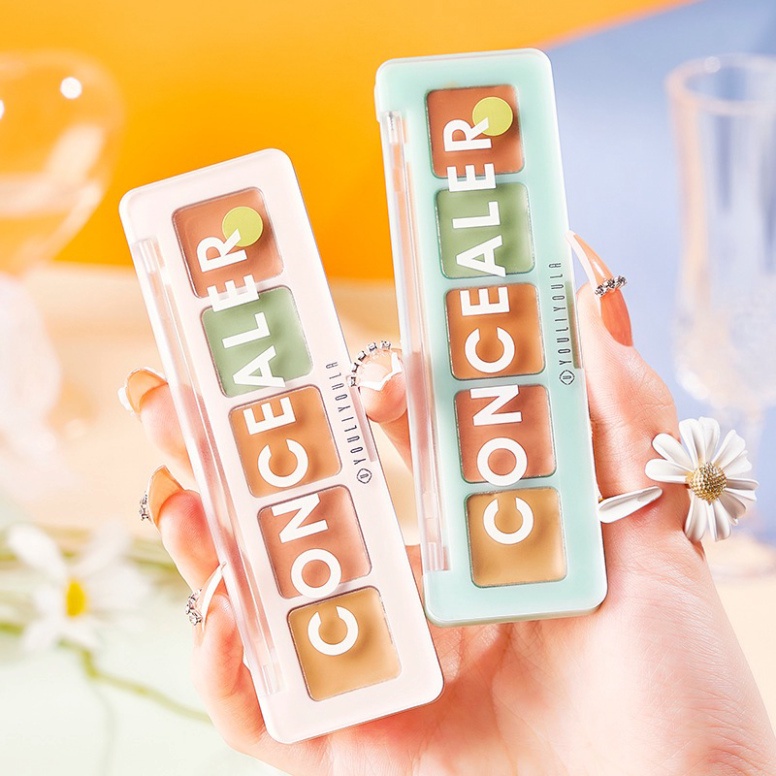 Kem Che Khuyết Điểm CONCEALER 5 Màu Độ Che Phủ Cao Không Thấm Nước Lâu Trôi