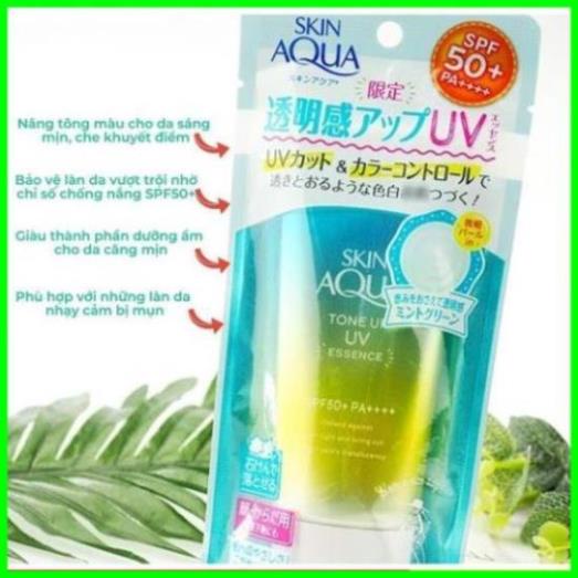 Kem chống nắng Skin Aqua  Nhật Bản lên tone trắng sáng Tone up UV SPF 50+ PA++++ 80gr Aya.official