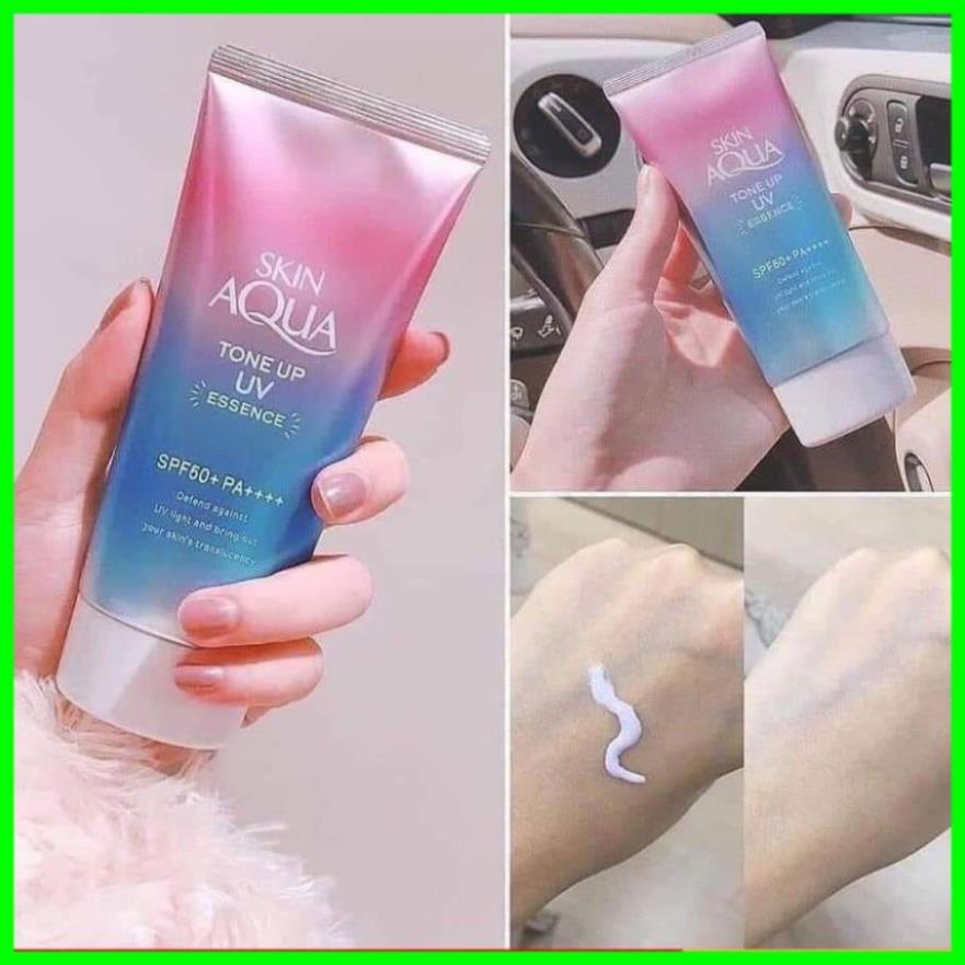 Kem chống nắng Skin Aqua  Nhật Bản lên tone trắng sáng Tone up UV SPF 50+ PA++++ 80gr Aya.official