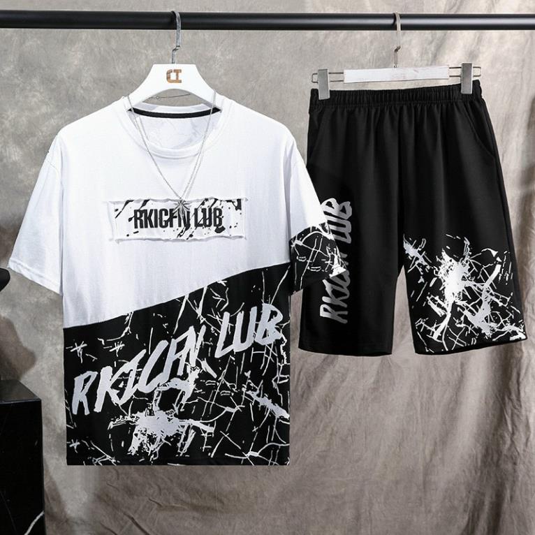 Bộ quần áo nam LUB mùa hè phối màu siêu hot chất thun cao cấp M00
