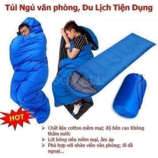 Túi ngủ văn phòng siêu ấm, túi ngủ trưa, dã ngoại, du lịch ngoài trời