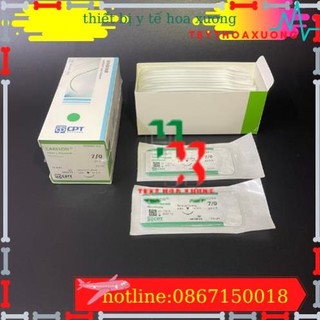 Chỉ phẫu thuật không tiêu dùng trong thẩm mỹ cpt carelon nylon số 7/0 - m05e13