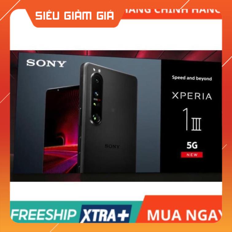 Điện thoại SONY Xperia 1 Mark III 12/512GB - HÀNG NHẬP KHẨU fullbox nguyên seal bảo hành 12 tháng lỗi 1 đổi 1