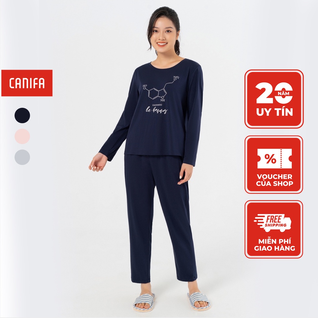 Bộ mặc nhà nữ CANIFA có hình in 6LS22W006